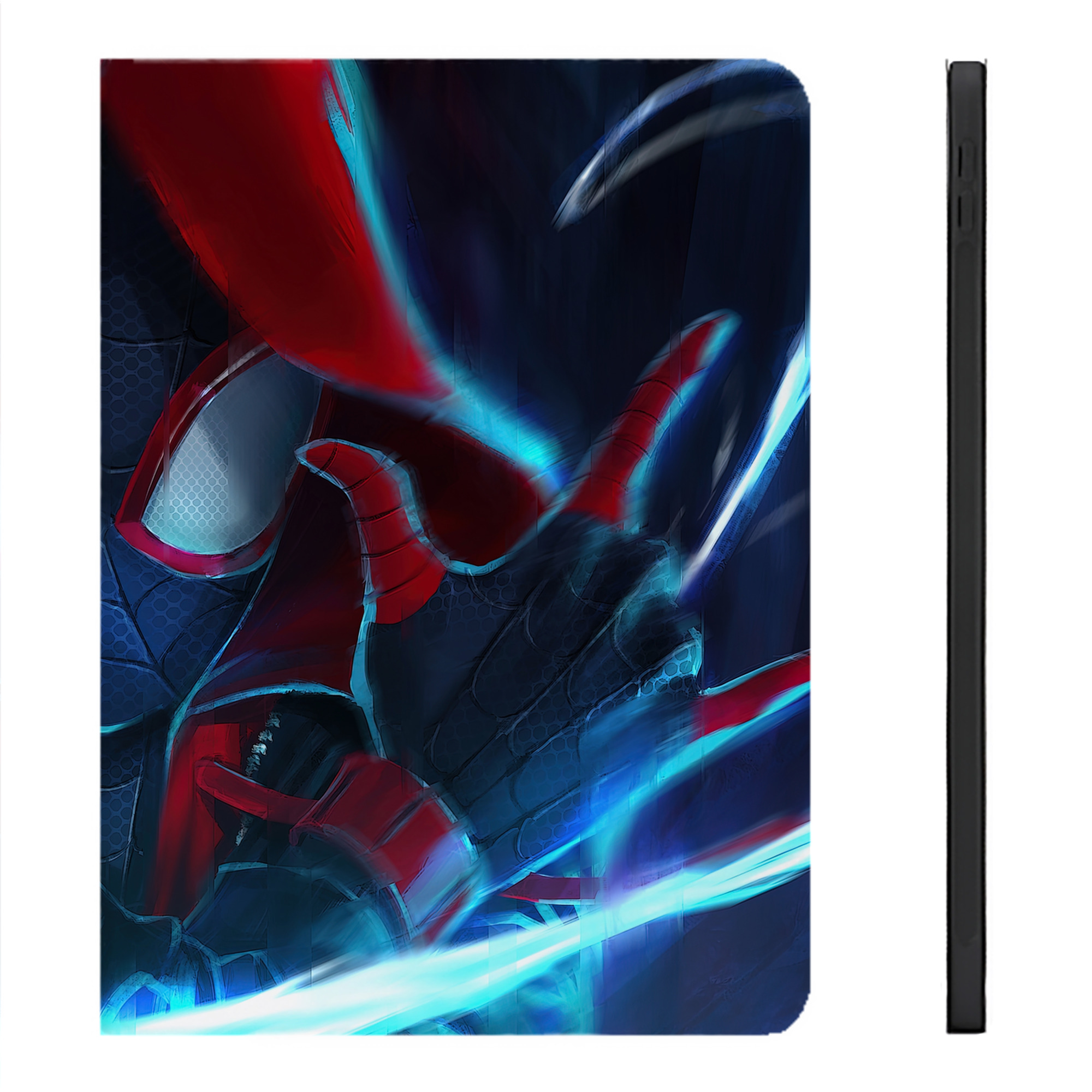 （画像用） Spider Man スパイダーマン IPadケース ペンホルダー付き ブックスタイルデザイン